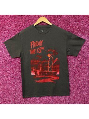Friday The 13th Jason Voorhees Horror Graphic T-Shirt Medium